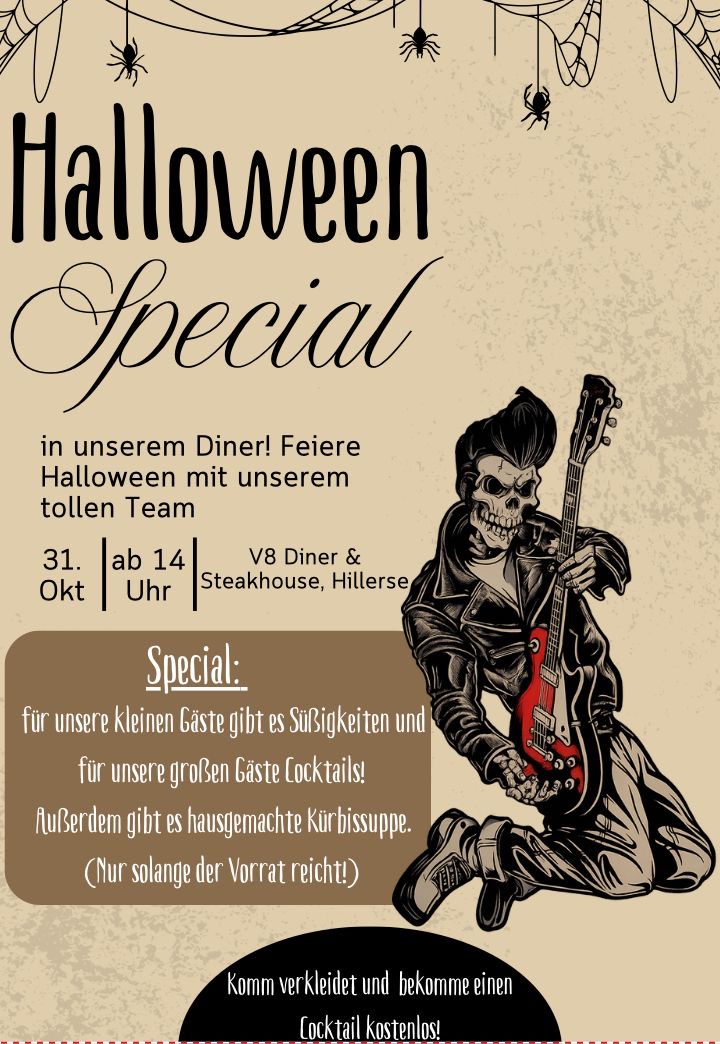 V8 Diner Halloween 2025